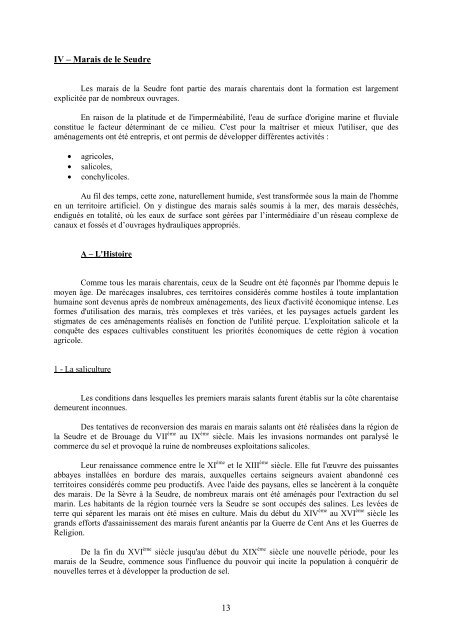 Analyse des problématiques liées aux usages de l'eau en zones ...