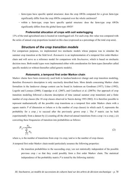 Paysages virtuels et analyse de scénarios pour évaluer les impacts ...