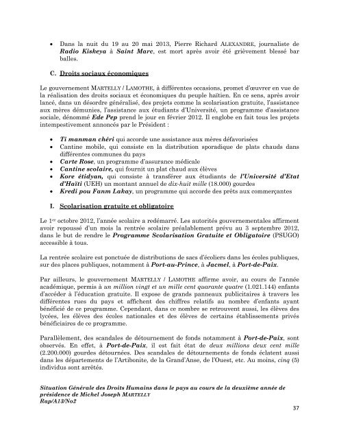 PDF – Rapport Droits Humains 2013 - Réseau National de Défense ...