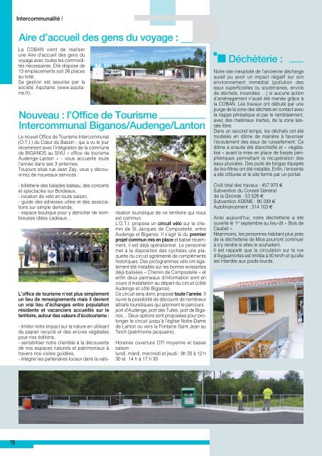 magazine municipal - Mairie de Biganos