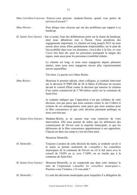 CONSEIL MUNICIPAL DE NEVERS - Ville de Nevers