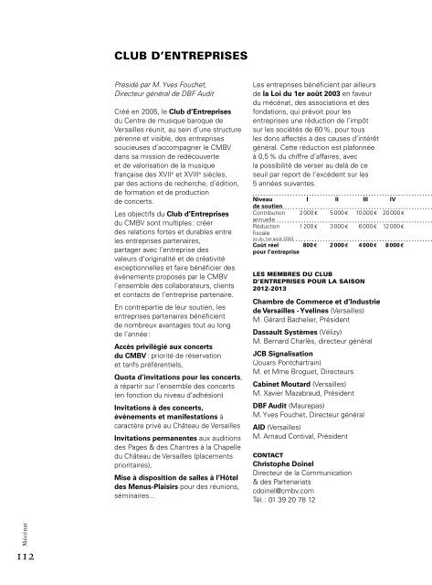 Télécharger la brochure d'activités 2013-2014 (8,64 MB) - CMBV