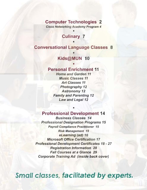 Personal and Professional Development Classes