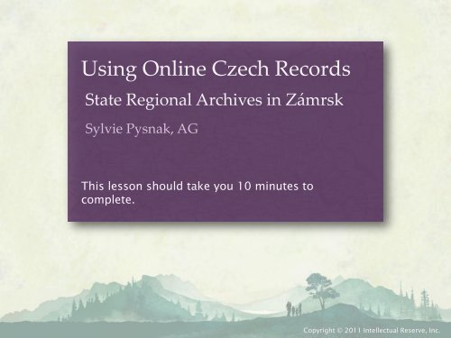 Zámrsk Archives