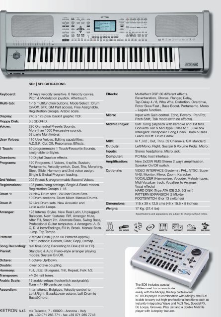 Brochure - Ketron uk