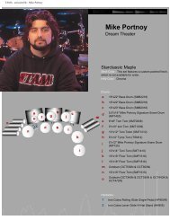 TAMA - artist profile - Mike Portnoy - 