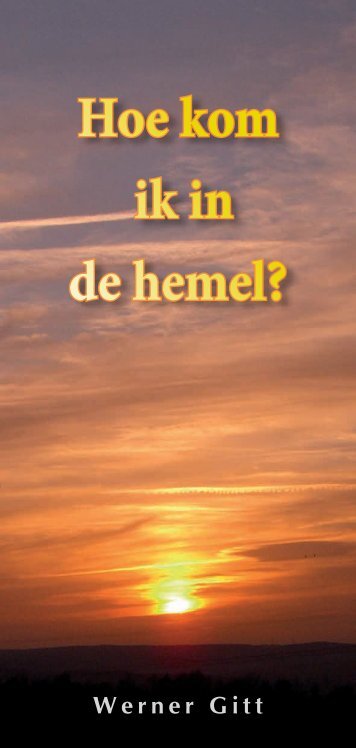 Hoe kom ik in de hemel?