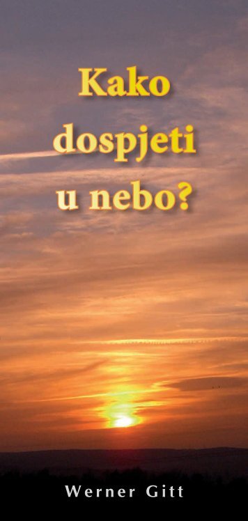 Kako dospjeti u nebo