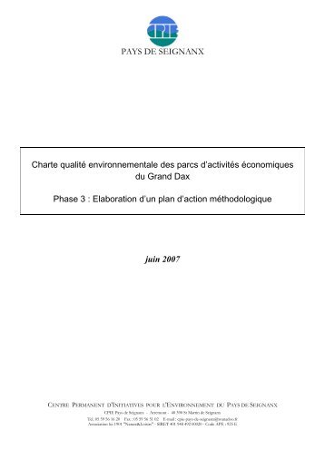 Charte environnementale plan d'action.pdf - Grand Dax