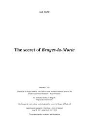 The secret of Bruges-la-Morte