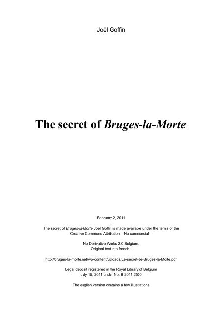 The secret of Bruges-la-Morte
