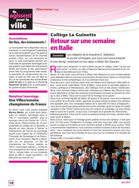 Téléchargez le magazine - Ville de Villecresnes