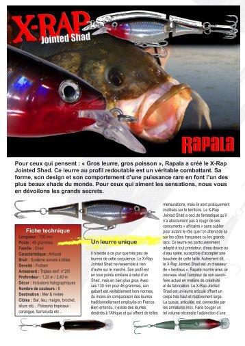 Rapala XRap Jointed Shad - Ragot