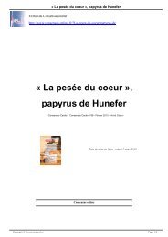 « La pesée du coeur », papyrus de Hunefer - Consensus Online