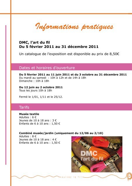 DMC l'art du fil - Musées Mulhouse Sud Alsace