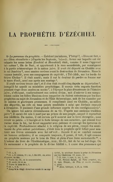 Ézéchiel - Catechisme.org