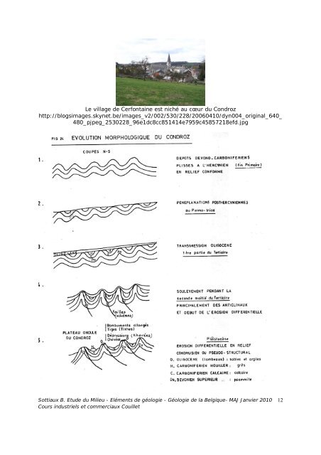 Géologie de la Belgique - Formations dispensées à l'Ecole ...