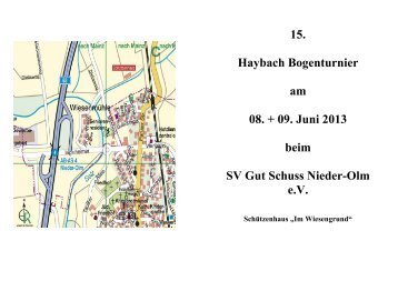 15. Haybach Bogenturnier am 08. + 09. Juni ... - BSC Oppenheim