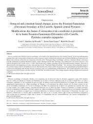 Ostracod and conodont faunal changes across the Frasnian ...