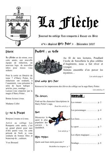 La Flèche n°4 : Spécial Harry Potter