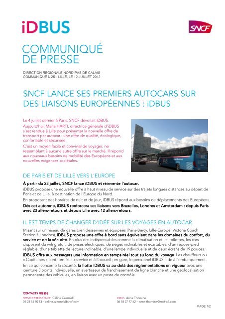 CP SNCF présente iDBUS à Lille_12072012 - SNCF.com