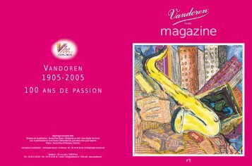 VANDOREN 1905-2005 100 ans de passion