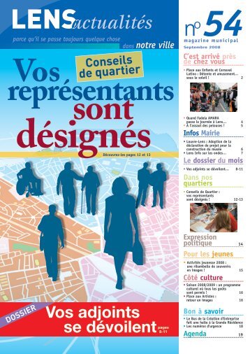 Vos adjoints se dévoilent - Lens