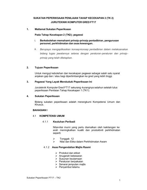 Juruteknik Komputer Ft17 Tk2 Portal Rasmi Bahagian Sumber