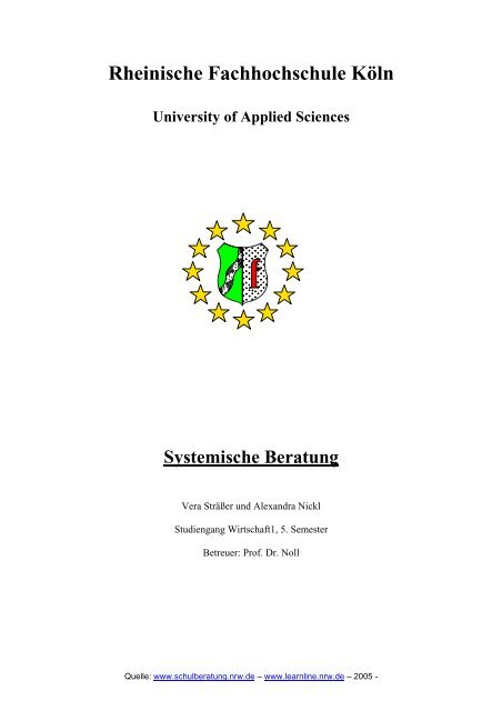 Grundlagen systemischen Denkens und Beratens