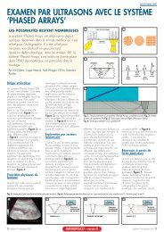 examen par ultrasons avec le système 'phased arrays' - BIL