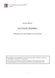 Les cercles parallèles /de Georges Bernay - FNCTA