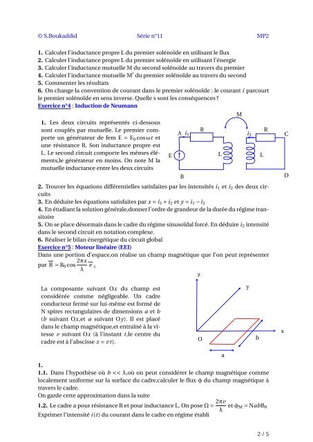 Induction magnétique - Webnode