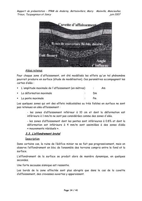 rapport de presentation PPRM trieux - Cartorisque