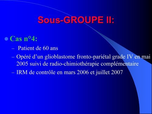 Sous-GROUPE III