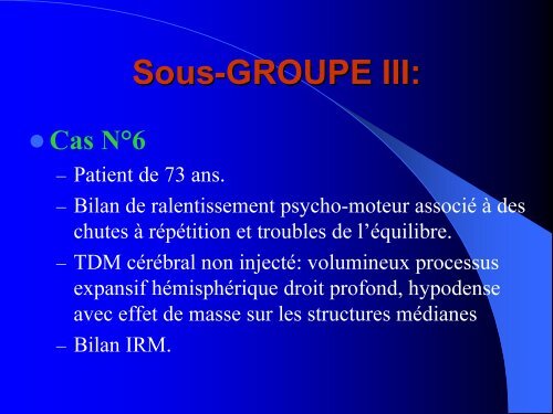 Sous-GROUPE III