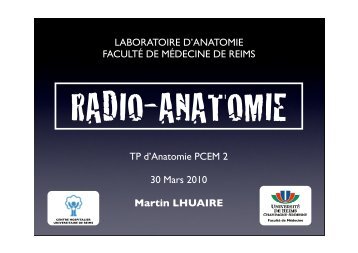 TP Radio-Anatomie PCEM2 Rappels techniques d'imagerie