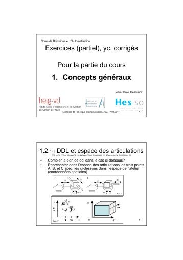 corrigés - HEIG-Vd