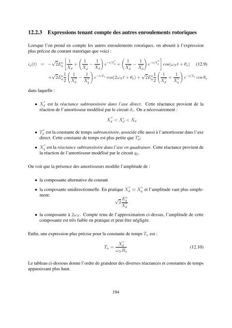 analyse et fonctionnement des systemes d'energie ... - Montefiore