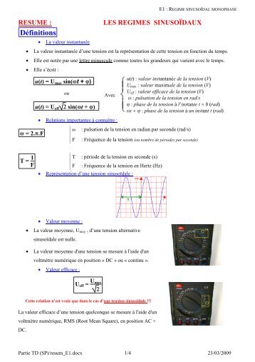 Fiche Résume