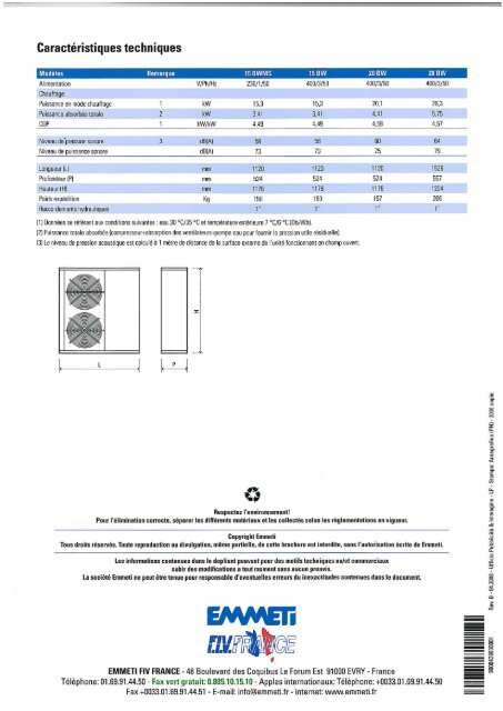 Téléchargez le PDF Gamme Emmeti