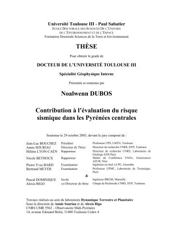 pdf (13 Mo) - Laboratoire de recherche dynamique terrestre et ...