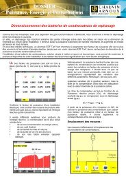 Dimensionnement des batteries de ... - Chauvin-Arnoux