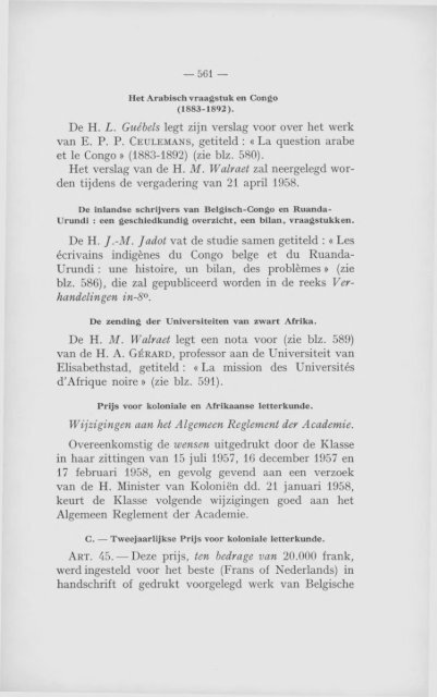 Vol.4(1958) n°3 (PDF format) - Royal Academy for Overseas Sciences