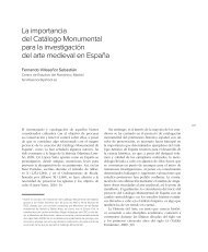 La importancia del Catálogo Monumental para la investigación del ...