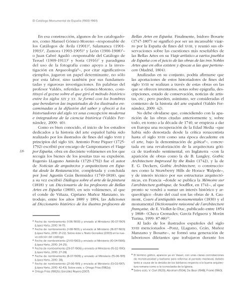 La importancia del Catálogo Monumental para la investigación del ...