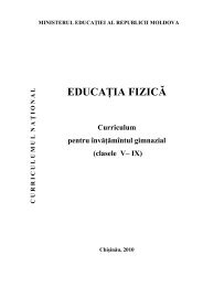 Educatie fizica_Curriculum - Ministerul Educatiei al Republicii ...