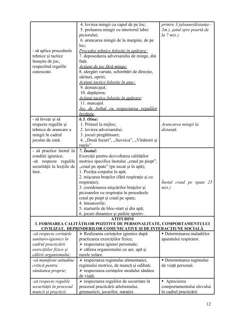 Educatie fizica_Curriculum - Ministerul Educatiei al Republicii ...