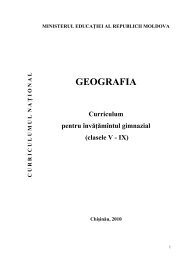 Geografie_Curriculum - Ministerul Educatiei al Republicii Moldova