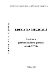 Educatie muzicala_Curricula - Ministerul Educatiei al Republicii ...