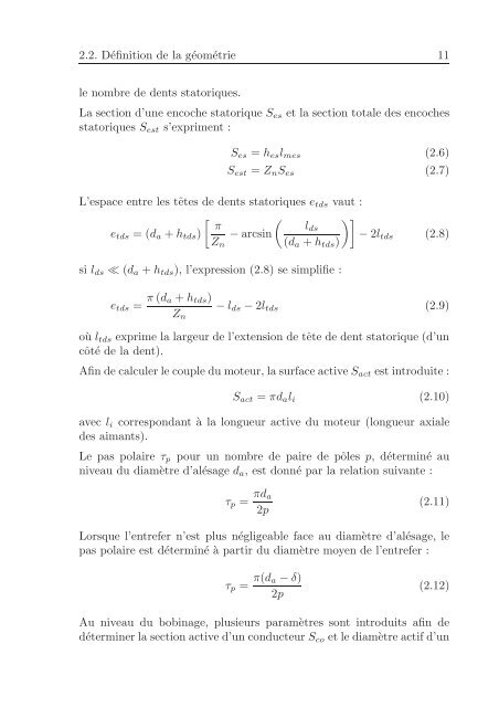 Modélisation analytique multiphysique pour la conception optimale ...